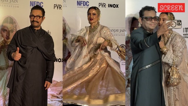 Rekha في عرض Umrao Jaan
