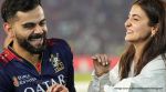 In the viral photos, Virat Kohli and Anushka Sharma looked adorable as they laughed and hugged each other after the match (Image source: @arunsharmaht/Instagram)