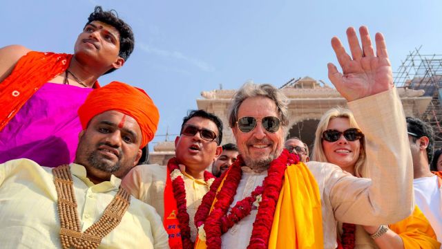 Elon Musk's father visits Ram Temple