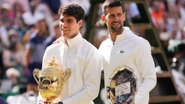 Defending champion Carlos Alcaraz is the second seeded player in Wimbledon 2025. (AP)