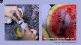 Zepto responded to the video in the comments