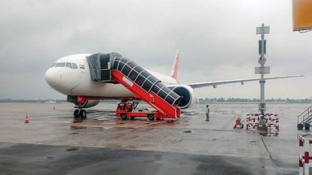 Kolkata, Jun 17 (ANI): An Air India flight operating from San Francisco to Mumbai, with a scheduled stop in Kolkata, underwent a mandatory post-landing inspection upon arrival, in Kolkata on Tuesday. During the course of this routine check, a technical issue was suspected. As a precautionary measure, all passengers were safely deplaned. (Public Relations, Kolkata airport/ANI Photo)