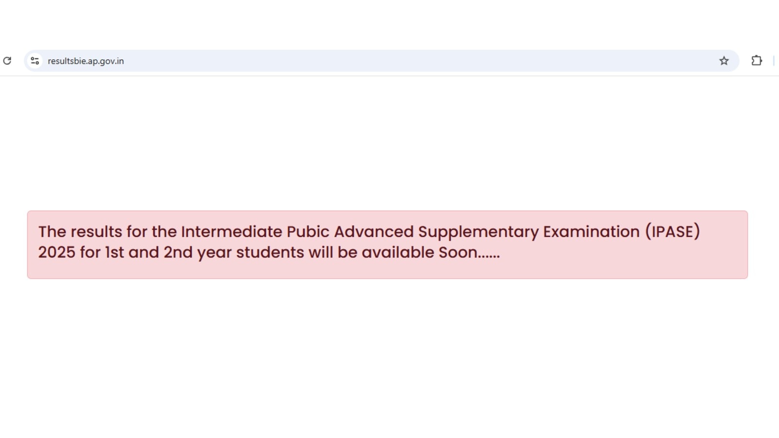BIEAP IPASE AP Inter 1st, 2nd Year Supply Results 2025