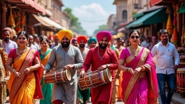 The baraat kept roaming across Moga city, trying to locate the bride and her family, but they were nowhere to be found. (Image By Gemini AI)