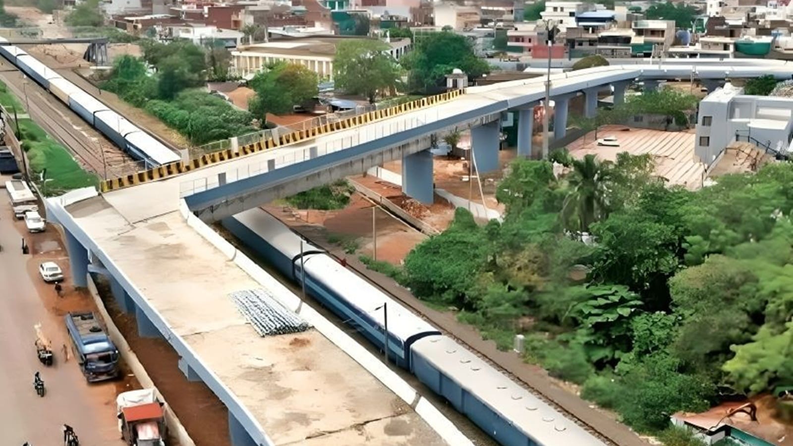 bhopal right angle bridge