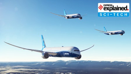 The Dreamliner is a wide-body jet designed for long-haul efficiency.