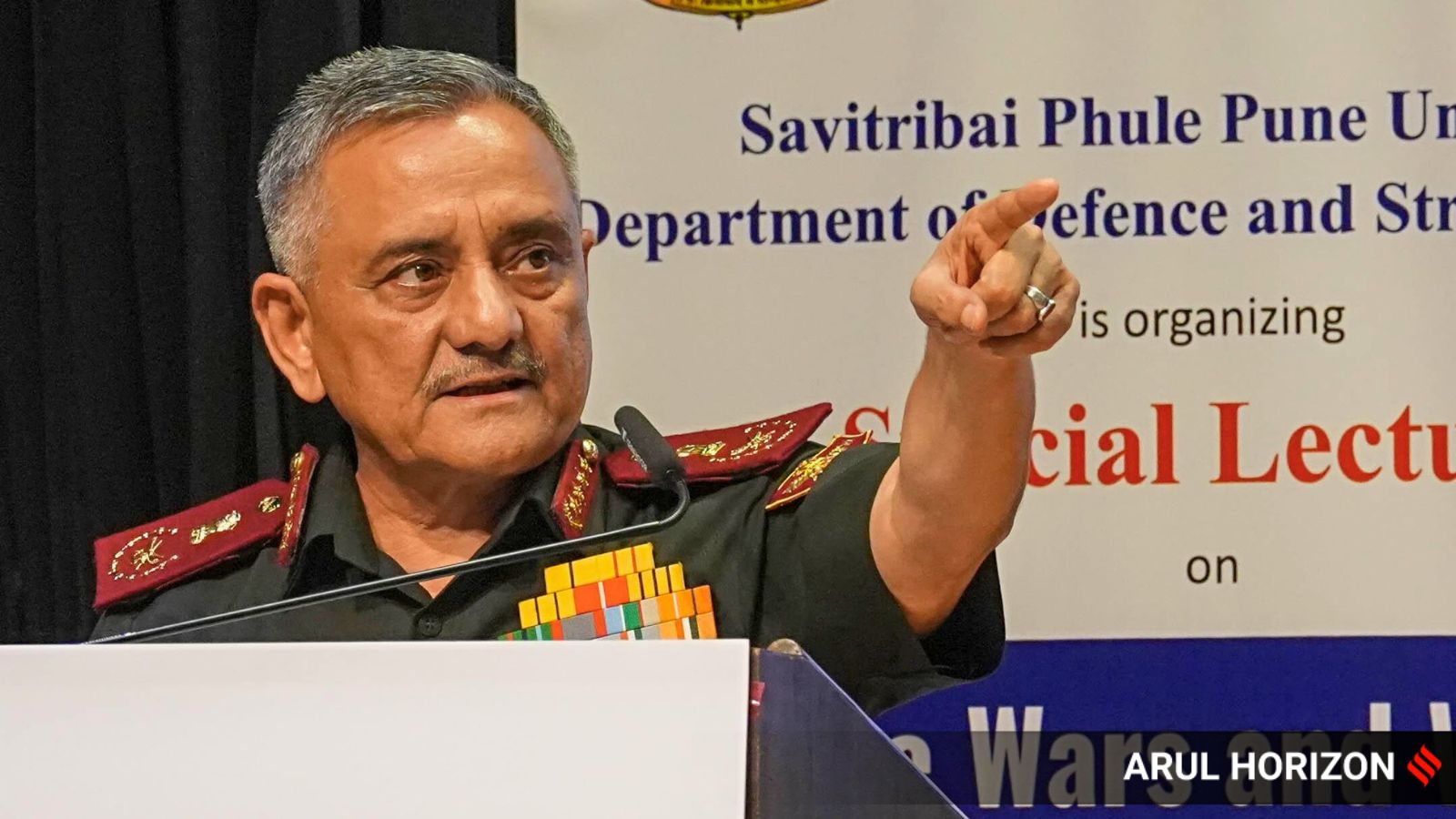 sindoor Chief of Defence Staff Anil Chauhan said that as an organisation, one must have an offensive spirit. "That's why I said in a couple of my interviews that losses are not important, the outcome is,” he said. (Express Photo by Arul Horizon)
