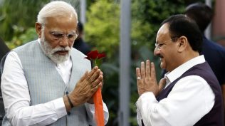 BJP president Nadda Modi