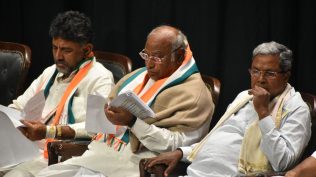 Siddaramaiah, Shivakumar, Kharge