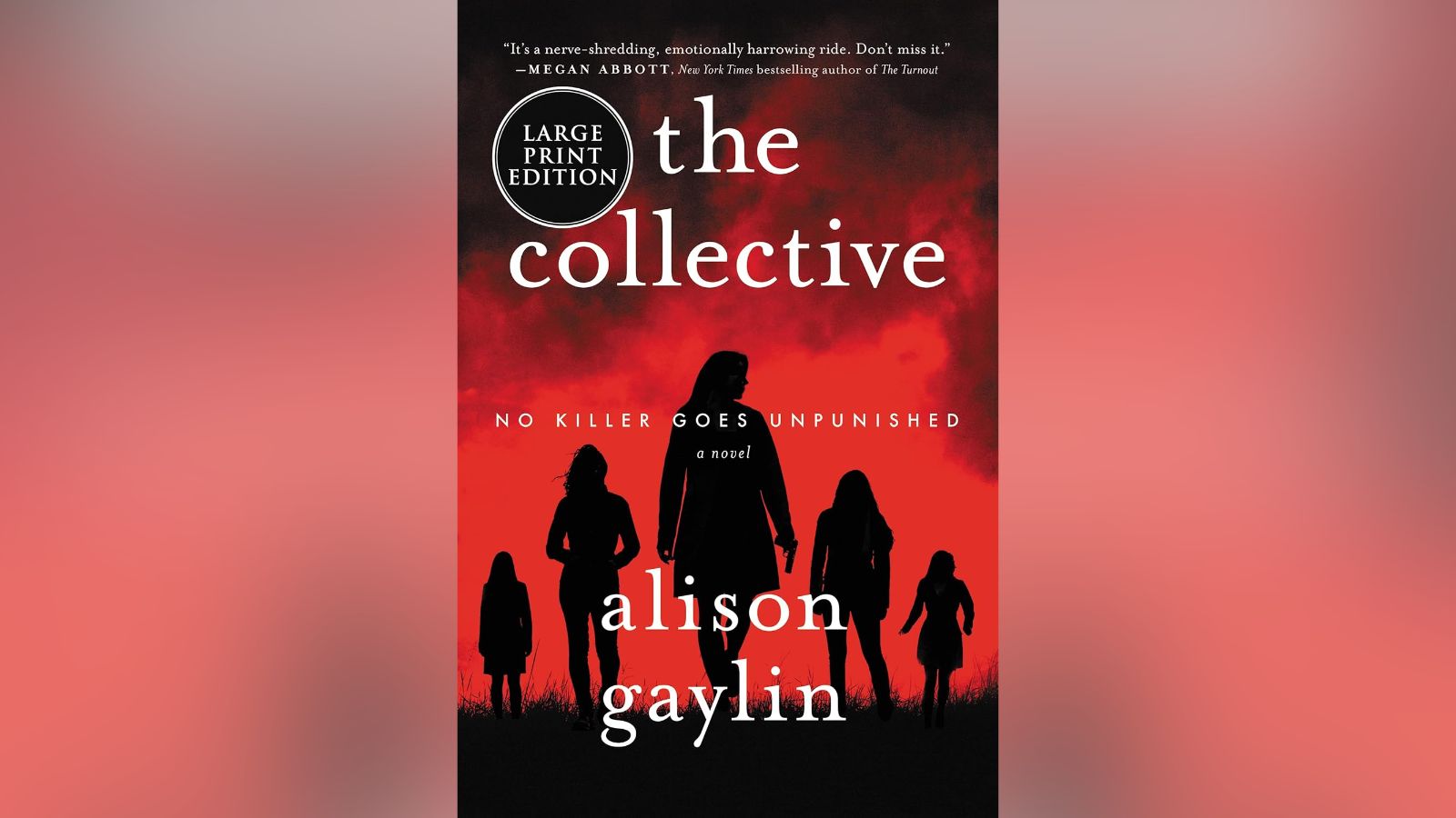 The cover of the Collective by Alison Gaylin, which weaves an intriguing revenge saga