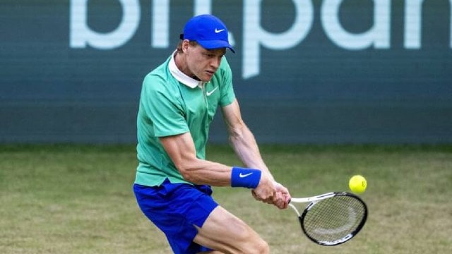 Going into the contest Sinner held a 4-1 win-loss record against Bublik, including that breadstick and bagel across three sets at the French Open. (Reuters)