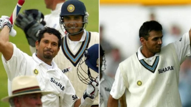  The India vs England 2002 Headingley Test saw Dravid, Tendulkar and Ganguly hit centuries in the same innings. (File)