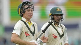 AUS vs WI: Marnus Labuschagne and Usman Khawaja's spots came unde rthe scanner after their poor show in the WTC final. (AP)