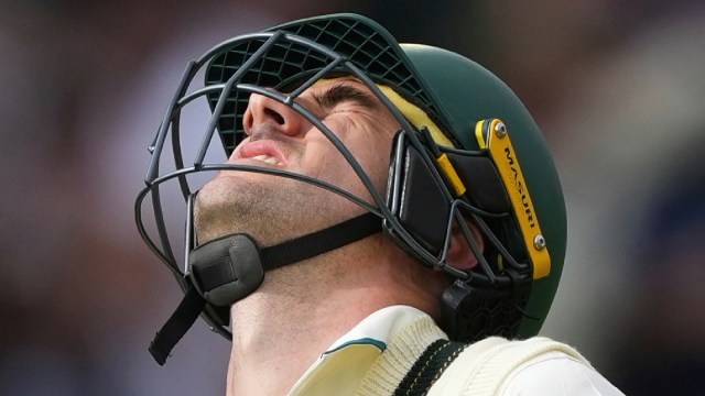  Australia are on the brink of losing a rare ICC final against South Africa at Lord's. (AP)