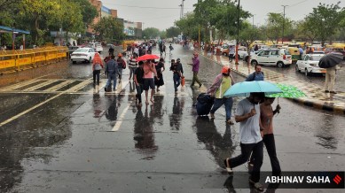 delhi rain today