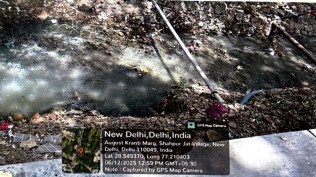 delhi sewage, indian express