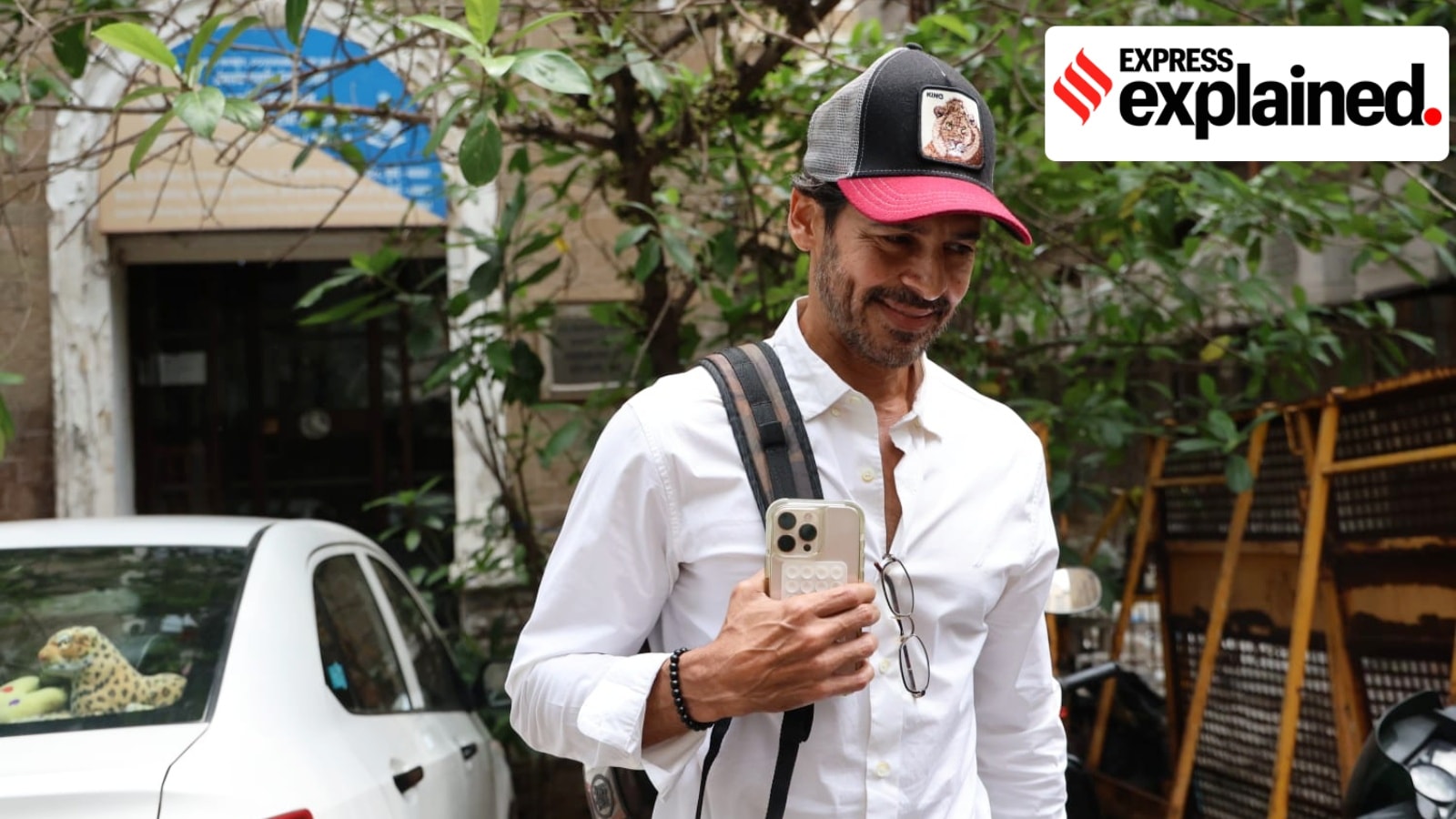 Bollywood actor Dino Morea arrives at the office of the Enforcement Directorate (ED) in Mumbai, in connection with the alleged Mithi river desilting case.