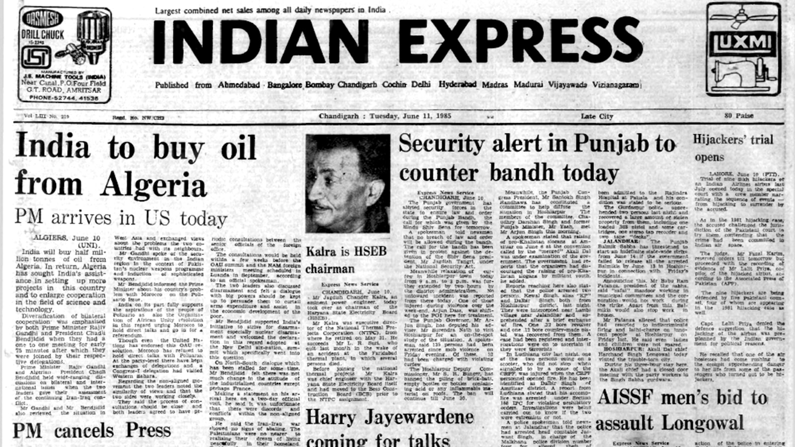 June 11, 1985, Forty Years Ago: Peacocks Poisoned