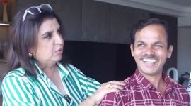 Farah Khan with Dilip