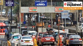 FASTag Annual Pass scheme: Fastags are compulsory for vehicles crossing toll plazas. (Express archives)