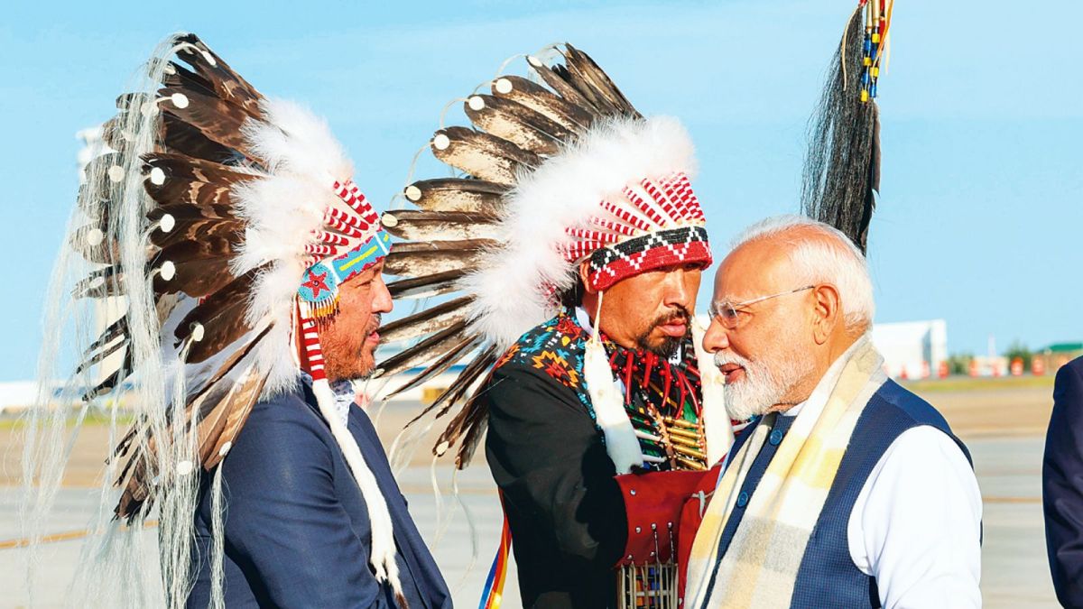 human-centric AI approach, critical minerals, Narendra Modi, G7 summit, Narendra Modi G7 summit, Indian express news, current affairs