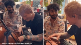 Ed Sheeran and Ganesh Murali Iyer's ghatam jam