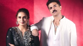 Step inside the colourful, chaotic, and love-filled Mumbai home of Huma Qureshi and Saqib Saleem
