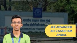 Cricket enthusiast to JEE Advanced 2025 topper, Saksham Jindal aims for IIT Bombay with BTech in CS