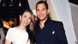 Actress Karisma Kapur with her ex-husband Sunjay Kapur (File photo)