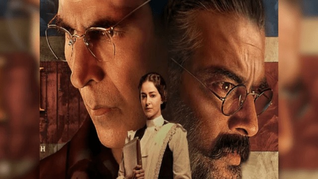 A poster of the film Kesari 2, starring Akshay Kumar and R Madhavan