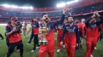 Virat Kohli was front and centre in the celebrations. (AP Photo)