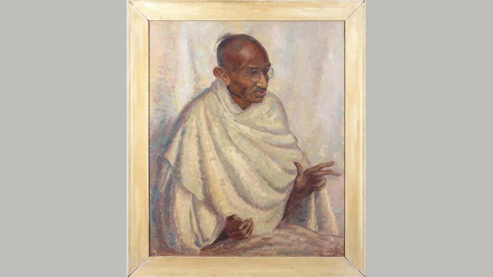 Rare Mahatma Gandhi Portrait to be Auctioned in London