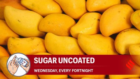 Mangoes do cause blood sugar spikes but being a natural sugar will not trigger as sudden a rush as refined flour or rice.