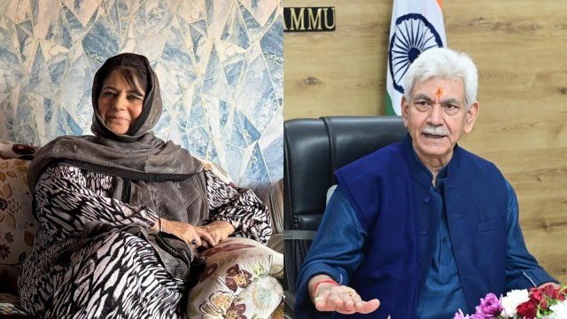 mehbooba mufti-manoj sinha, jammu and kashmir, kashmiri pandits, indian express