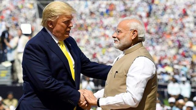 PM Modi held a 35-minute conversation with Donald Trump as the US President left the G7 Summit early. (Express File Photo)