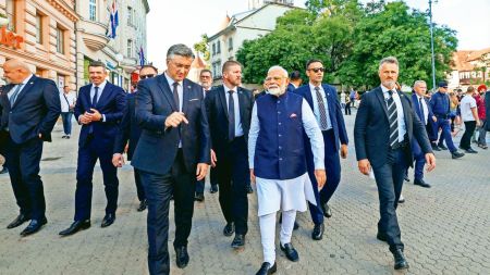 G7 summit, Narendra Modi, West Asia, Europe, Iran-Israel war, Israel-Iran conflict, Israel attack on Iran, Israel, Iran, G7 summit Canada, Narendra Modi g7, Narendra Modi diplomacy, US-India relations, Donald Trump, India-Canada tensions, multipolar world order, trade tariffs dispute, Ukraine war, Middle East crisis, climate policy conflicts, Indian express