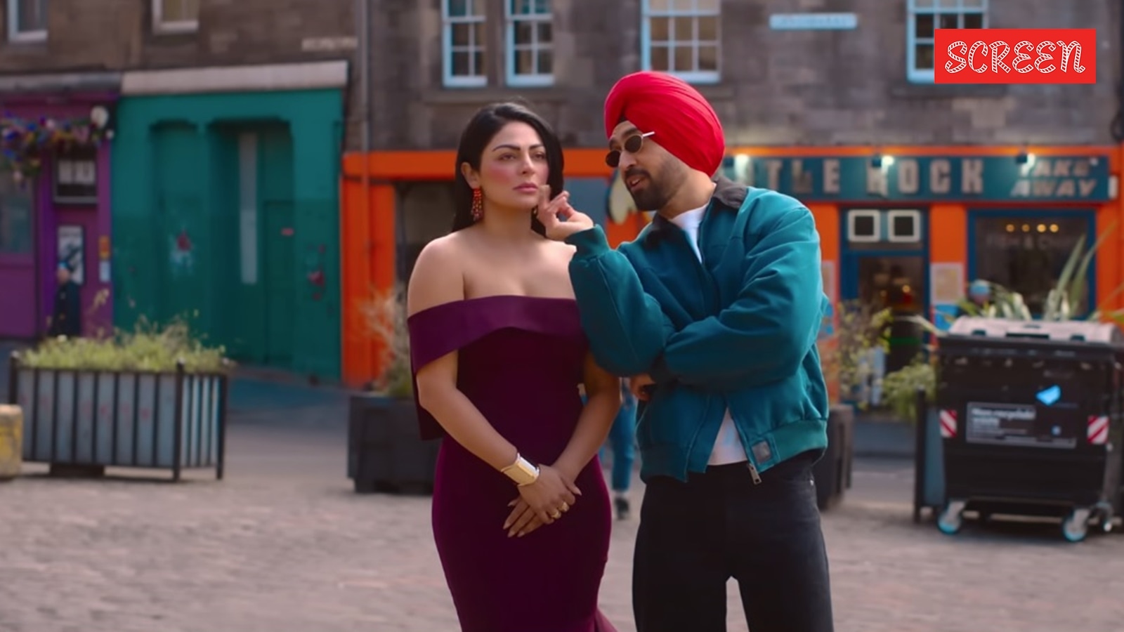 Neeru Bajwa and Diljit Dosanjh