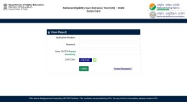 NEET UG result out at neet.nta.nic.in