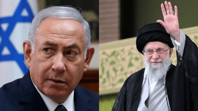 Israel Prime Minister Benjamin Netanyahu (Left) and Iran Supreme Leader Ayatollah Ali Khamenei (Right)