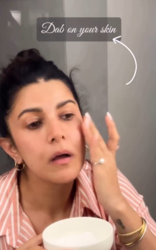 Nimrat Kaur skincare