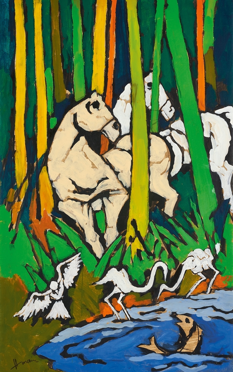 Seized, in bank vaults for years, 25 rare Husain works to be auctioned