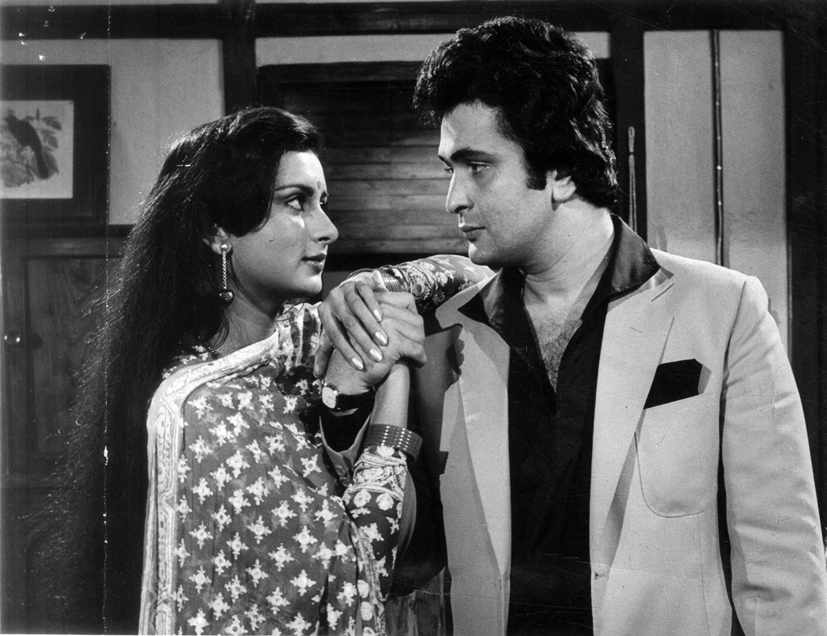Poonam Dhillon, Rishi Kapoor