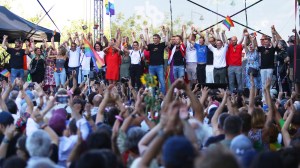 budapest, hungary, pride march