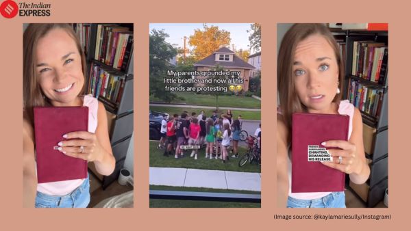 US teen grounded friends protest