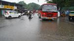 Pune waterlogging issues, monsoon traffic chaos Pune, Pune pothole-ridden roads, Aundh traffic congestion, Bremen Chowk road condition,