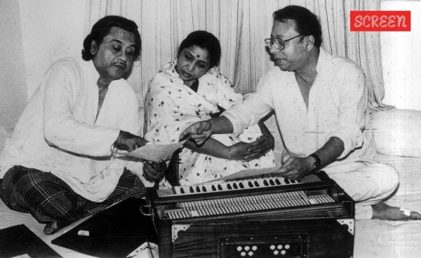 rd burman with kishore kumar and asha bhosle