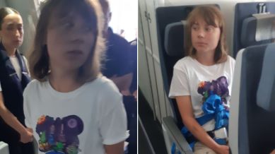 Thunberg was one of 12 passengers on board the Madleen, a boat carrying aid destined for people in war-torn Gaza. (Photo/X @IsraelMFA)