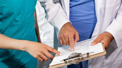 For six months, the patient had several episodes of left-sided weakness, each lasting a few minutes, under the influence of minor stressors like low blood pressure or dehydration.