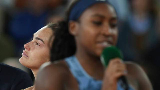This was 21-year-old Gauff's second Grand Slam win, having earlier beaten Sabalenka in the 2023 US Open final. (AP Photo)