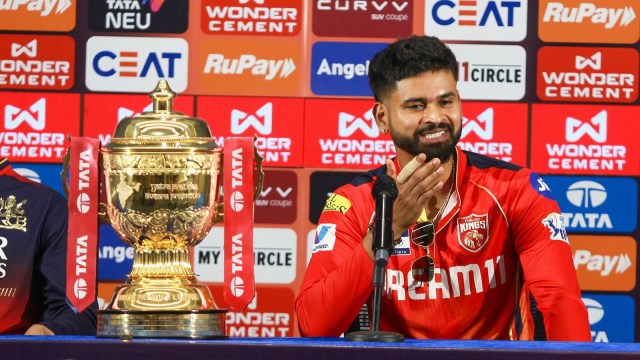 Shreyas Iyer's sixes in front of the wicket were clean hits but Iyer also cleverly dug out yorkers, when facing Bumrah and Boult, by opening the phase of the bat in quick time. (Express Photo)